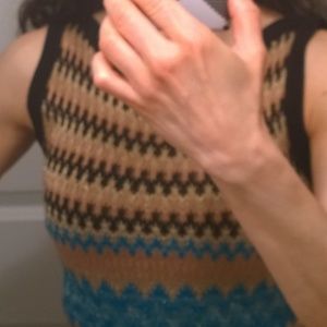 CACHE MIDI Dress - stunning knit thread-stretches